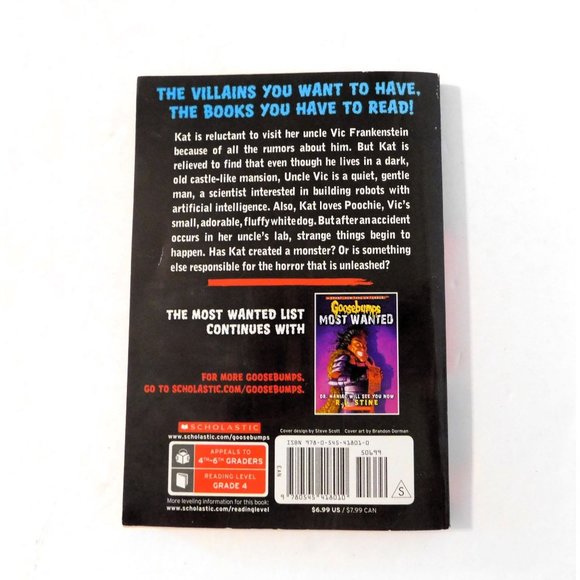 Goosebumps Most Wanted Planet of the Lawn Gnomes #1 and Frankenstein's Dog #4 PB - Picture 6 of 7